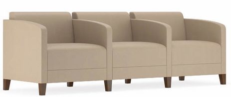 Fremont 500 lbs 3-Seater w/Center Arms in Standard Fabric or Vinyl