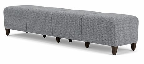 Siena 4 Seat Bench in Upgrade Fabric or Healthcare Vinyl