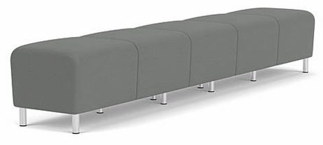 Ravenna 5 Seat Bench in Standard Fabric or Vinyl