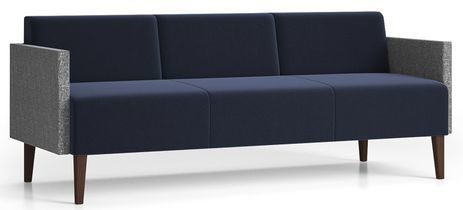 Luxe 3-Seat Sofa in Standard Fabric/Vinyl