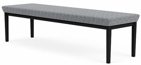 Amherst 3-Seat Bench in Upgrade Fabric or Healthcare Vinyl