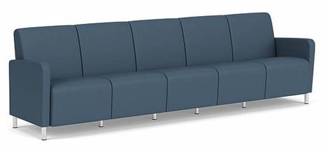 Ravenna 5 Seat Sofa in Standard Fabric or Vinyl