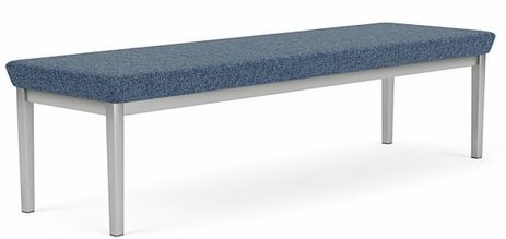 Amherst 3-Seat Bench in Standard Fabric or Vinyl