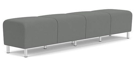 Ravenna 4 Seat Bench in Standard Fabric or Vinyl