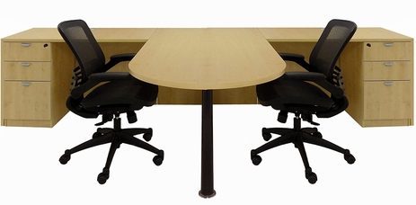 Maple 2-Person Shared Office Desk