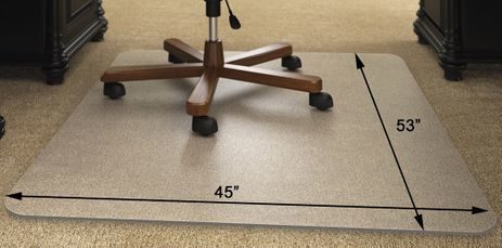 best chair mats for high pile carpet