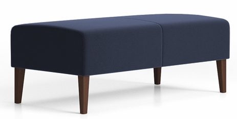 Luxe 2-Seat Bench in Standard Fabric/Vinyl
