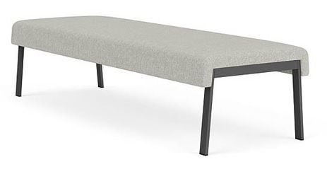 Waterfall 3-Seat Bench in Upgrade Fabric/Healthcare Vinyl