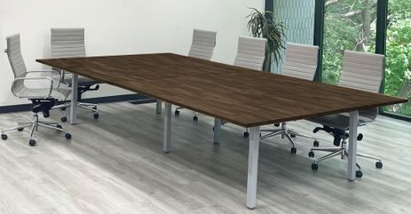 12' x 6' Solid Wood Board Room Table