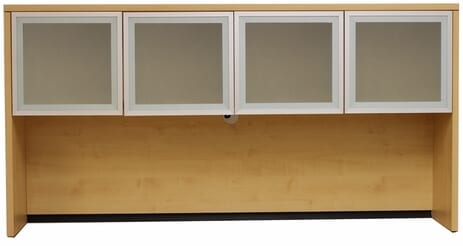 Maple Glass Door Hutch