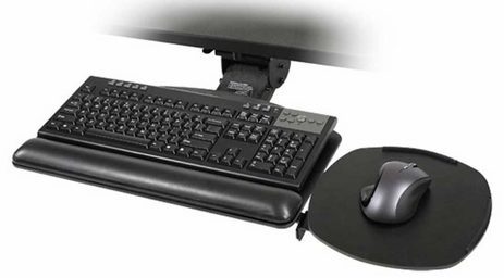 Ultra Articulating Keyboard Drawer w/ Click & Go Mouse Platform