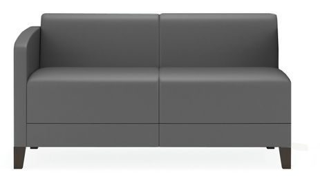 Fremont 500 lbs Right Arm Loveseat in Upgrade Fabric or Healthcare Vinyl