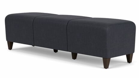 Siena 3 Seat Bench in Upgrade Fabric or Healthcare Vinyl