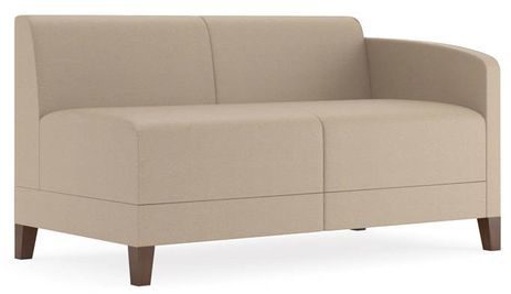 Fremont 500 lbs Left Arm Loveseat in Standard Fabric or Vinyl