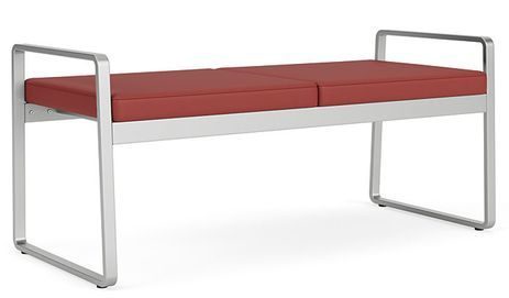 Gansett 2-Seat Bench in Standard Fabric/Vinyl