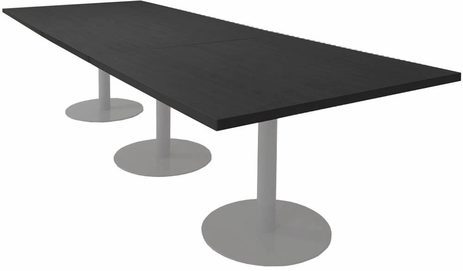 11' x 4' Rectangular Disc Base Conference Table
