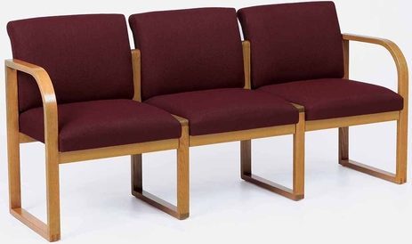 3-Seat Sofa in Upgrade Fabric or Healthcare Vinyl