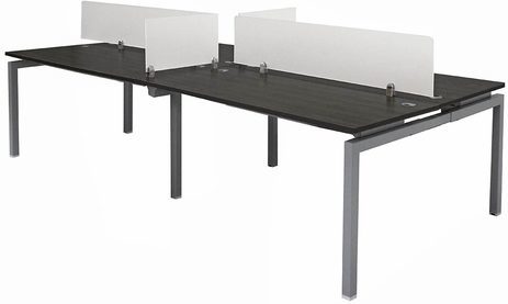 4-Person Benching Workstation w/ 72