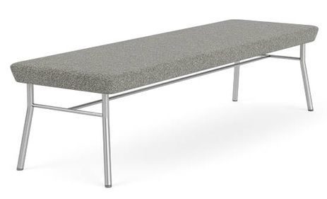 Chat 3-Seat Bench in Standard Fabric/Vinyl