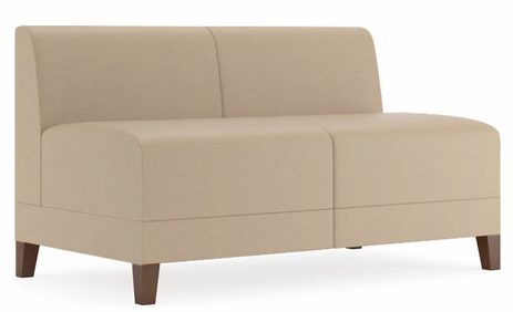 Fremont 500 lbs Armless Loveseat in Standard Fabric or Vinyl