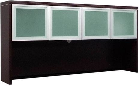 Mocha Glass Door Hutch