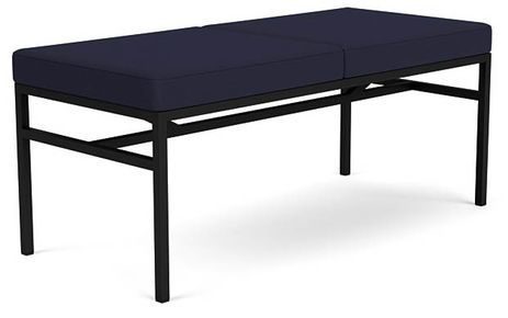 Avon 2-Seat Fully Upholstered Bench  Standard Fabric or Vinyl