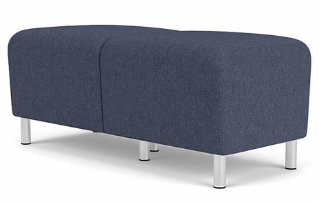Ravenna 2 Seat Bench in Upgrade Fabric or Healthcare Vinyl