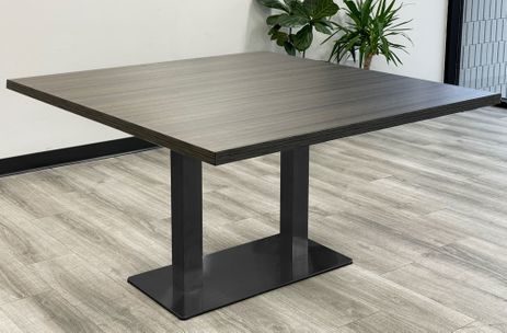 4' x 4'  Modular Conference Table Add-On w/ Steel Double Post Bases