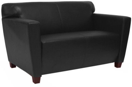 Black Leather 2-Seater