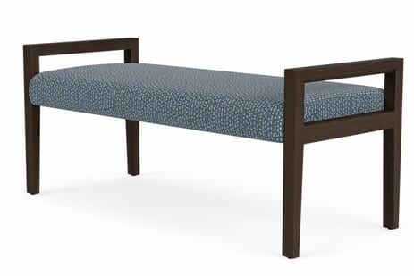 Brooklyn 2-Seat Backless Bench in Upgrade Fabric/Healthcare Vinyl