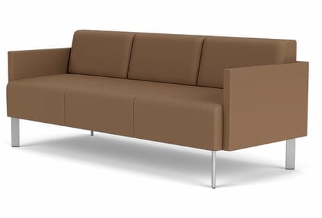 Luxe 3-Seat Sofa in Upgrade Fabric/Healthcare Vinyl