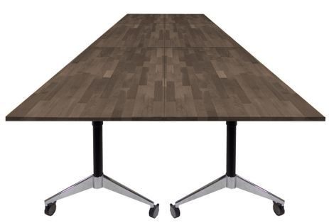 Solid Wood Modular Flip Top Conference Table - 72