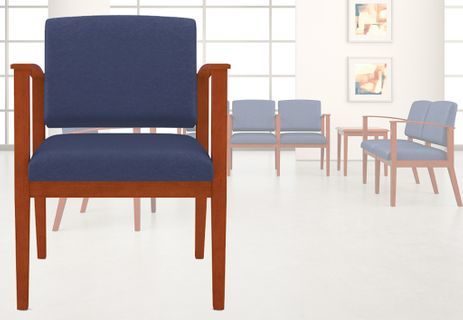 Amherst Open Arm Reception Chair Series - Guest Chair