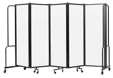 10'W x 6'H Whiteboard Folding Mobile Room Divider