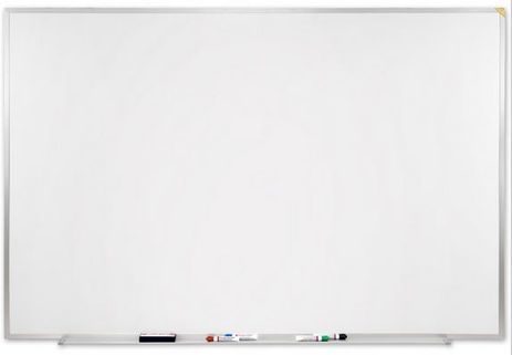 4' x 6' Deluxe Porcelain-On-Steel Markerboard