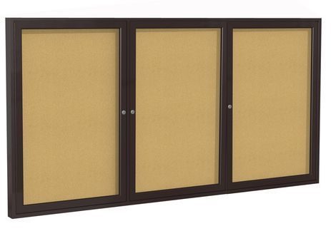 Aluminum Frame Cork Bulletin Board - 72