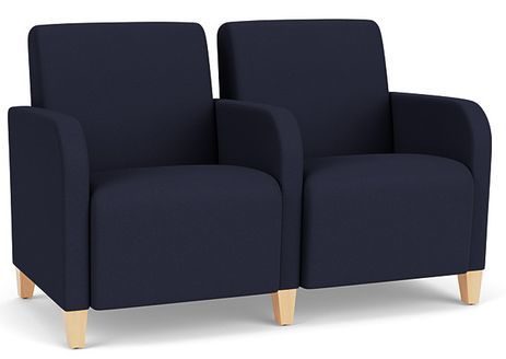 Siena 2 Seats w/ Center Arm in Standard Fabric or Vinyl