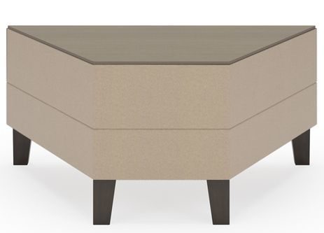 Fremont 45 Degree Wedge Table in Standard Fabric or Vinyl