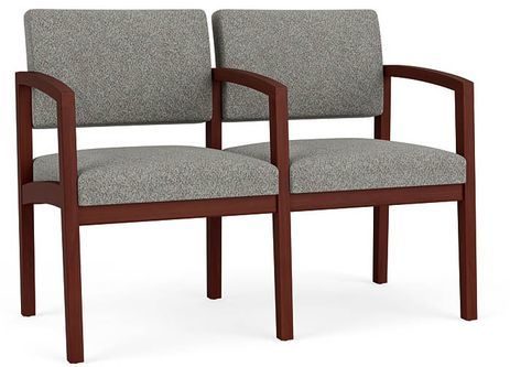 Lenox 2-Seater w/Center Arm in Standard Fabric/Vinyl