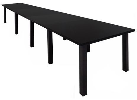 16' x 4' Conference Table w/Square Post Legs