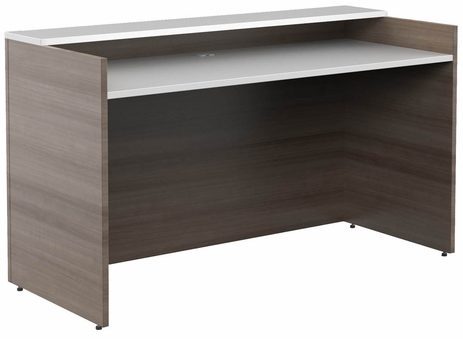 6'W Classic Custom Standing Height Reception Desk