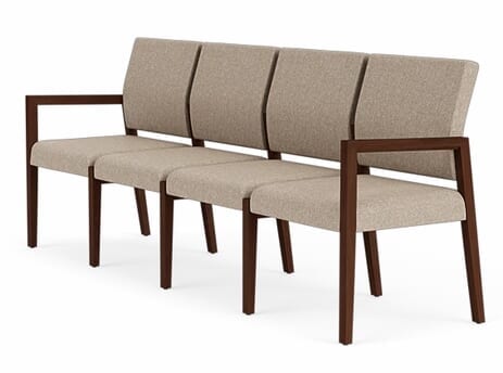 Brooklyn 4-Seater in Upgrade Fabric/Healthcare Vinyl