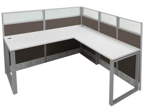 TrendSpaces Value L-Shaped Cubicle  