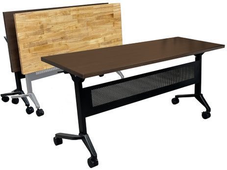 Solid Wood Flip & Stow Training Table - 60