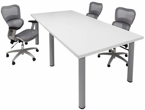 White Conference Tables - 8' Length- See Other Sizes