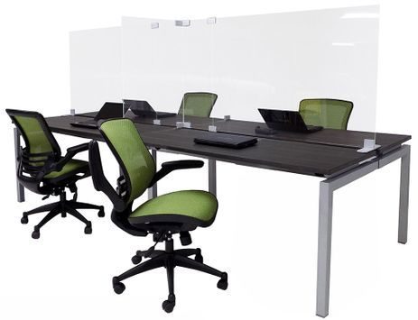 4-Person Benching Workstation w/32