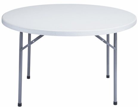 Light Weight Round Blow Molded Folding Tables - 48