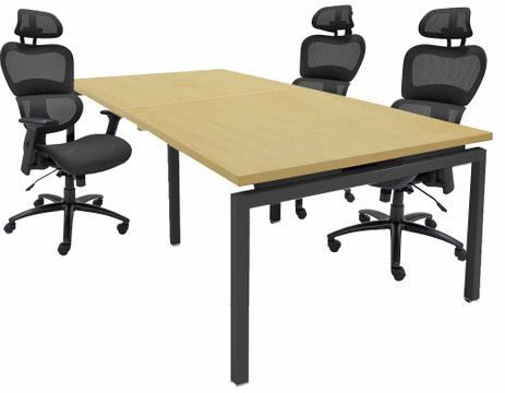 Open Plan Expandable Conference Table - 8' Length - See Other Sizes Below