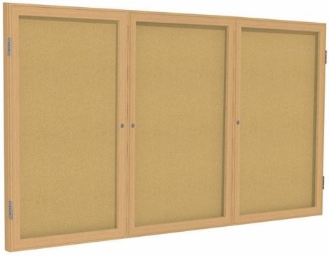 Wood Frame Cork Bulletin Board  - 72