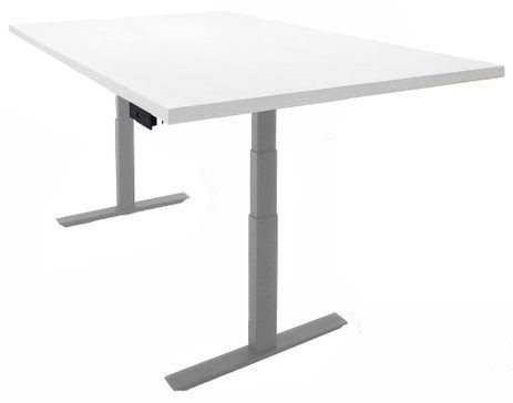 6' x 4' Rectangular Adjustable Electric Lift Conference Table